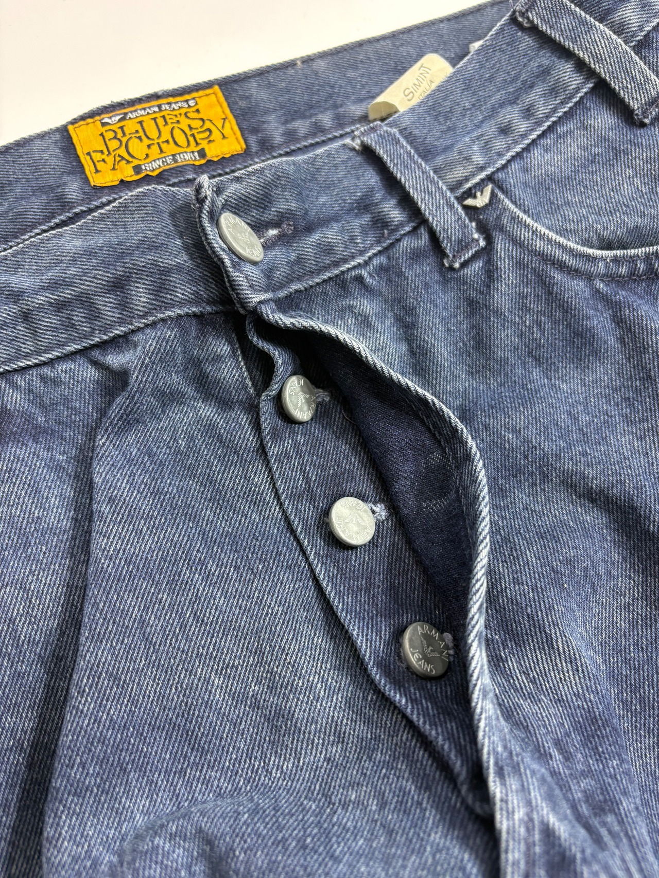 Made in Italy Armani Jeans Faded Navy Denim Pants