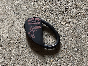 Button Works ボタンワークス Black Line Vintage Key Ring-Oval