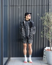 DEAD LEAF MOCK NECK H/S TEE / circleAOMORI Exclusive