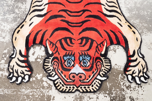 Tibetan Tiger Rug 《Mサイズ•シルク108》チベタンタイガーラグ