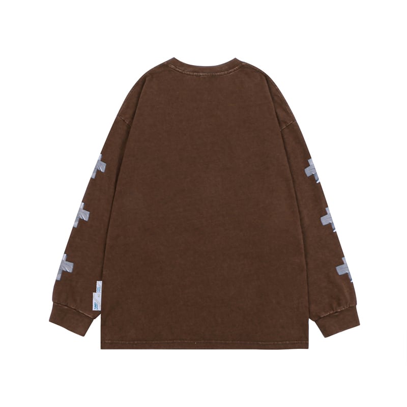 tenderloinウォッシュ加工プリント トレーナー baac92c9e2907f4c5f27499798a744