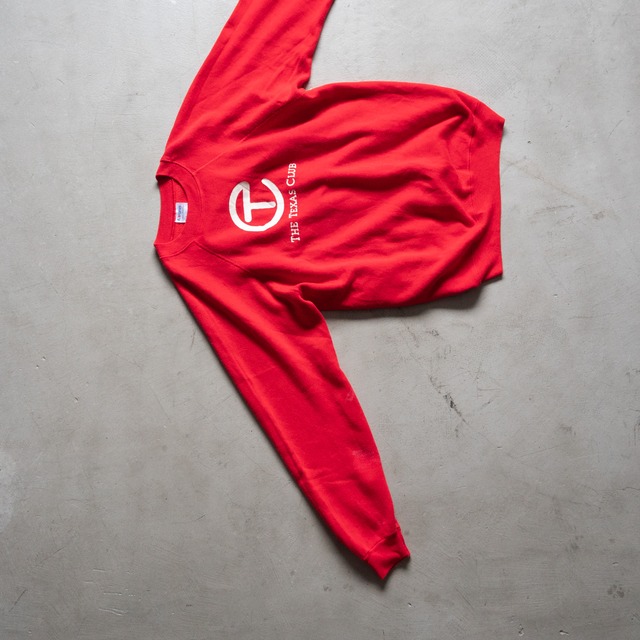 "THE TEXAS CLUB" '90s vintage PR sweat