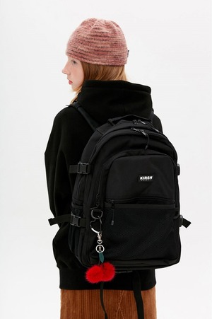 ★【KIRSH】POCKET STORAGE BACKPACK [BLACK]