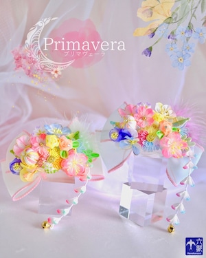 『Primavera』バレッタタイプ・ライトブルーリボン