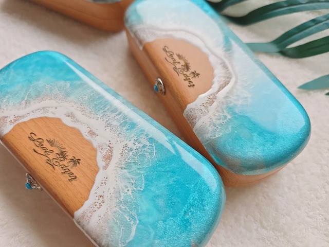 503.オーシャンレジンアート メガネorサングラスケース