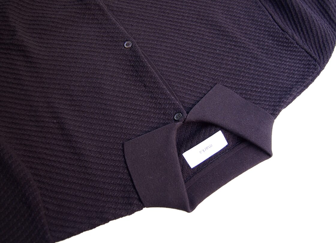 markaスキッパーニット 25ss オーガニックコットンツイストヤーン Marka マーカ [ M25B06SW01B ORGANIC COTTON TWIST YARN SKIPPER
