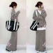 【急速出荷】2024秋冬新品 秋冬 大きめサイズ レディースセットアップ ニット アウター おしゃれ セーター ニットワイドパンツ 二点セット 上下セット セットアップ メガ割