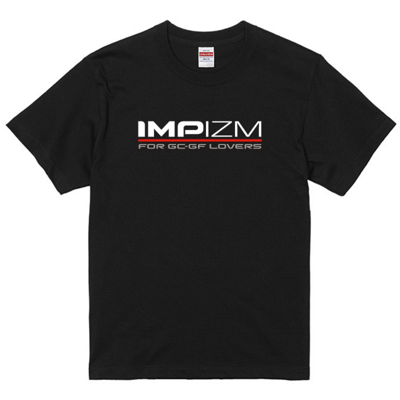 [IMPIZM]ベアとペアTシャツRed line／Black