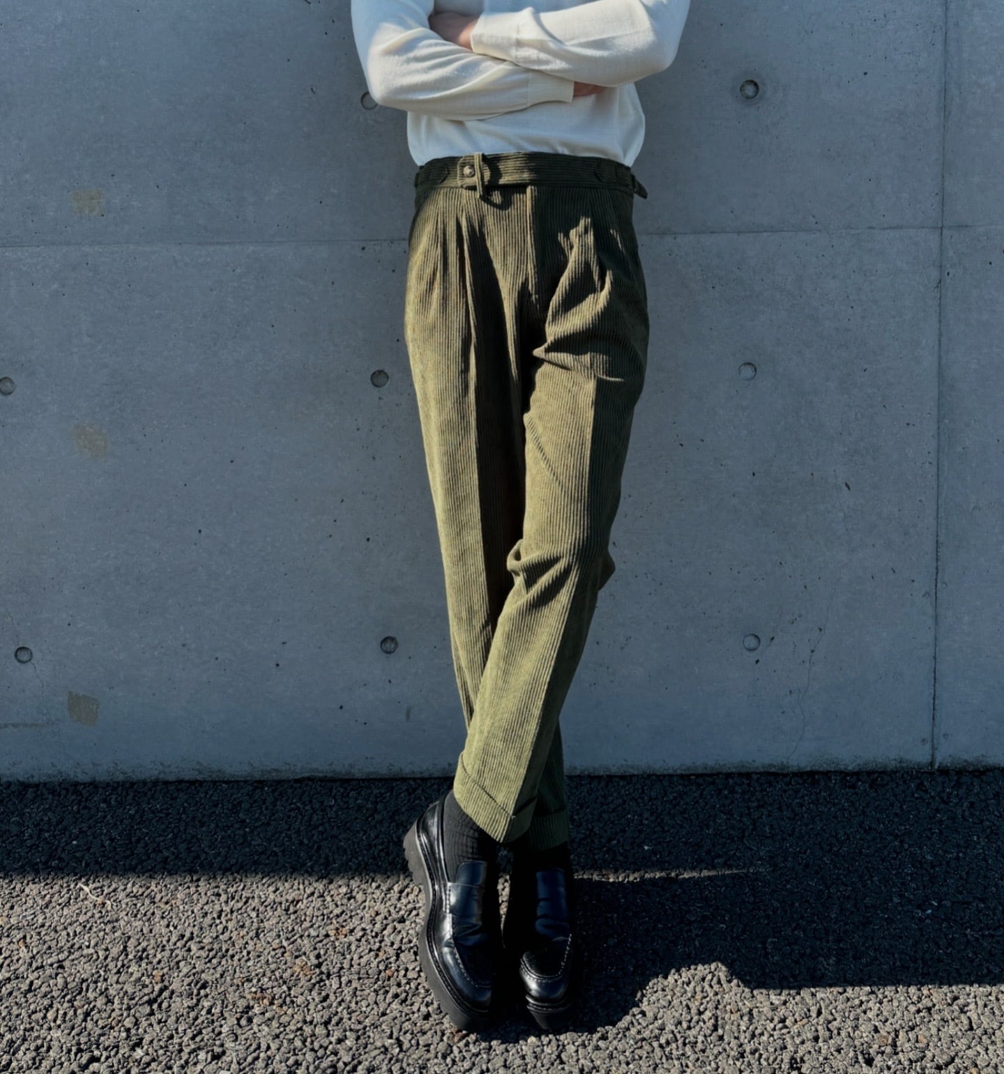 コーデュロイベルトレススラックス | Wide Range