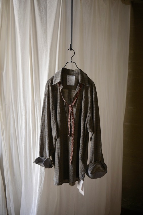 blackbird / pullover shirt  check  gingham