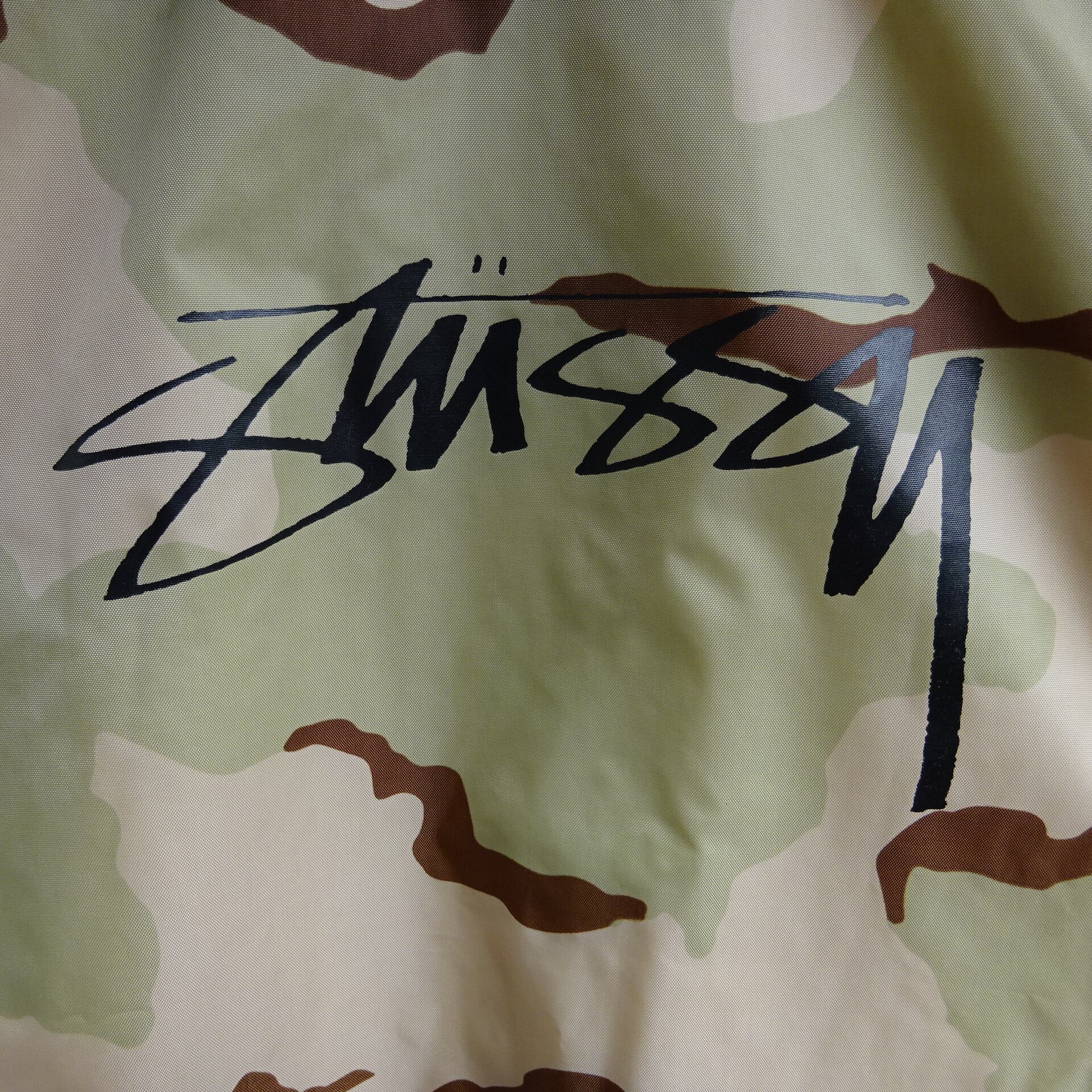 STUSSY ステューシー コーチジャケット デザートカモ M サイズ STUSSY ステューシー コーチジャケット デザートカモ M サイズ