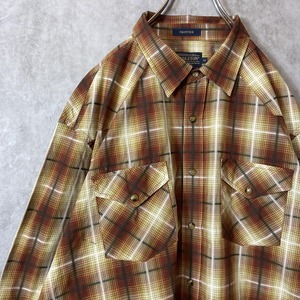 PENDLETON western check shirt size XL 配送A