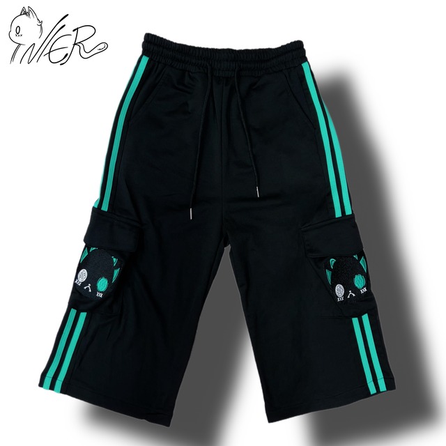 4POCKET 7分丈SWEATPANTS【シエル】