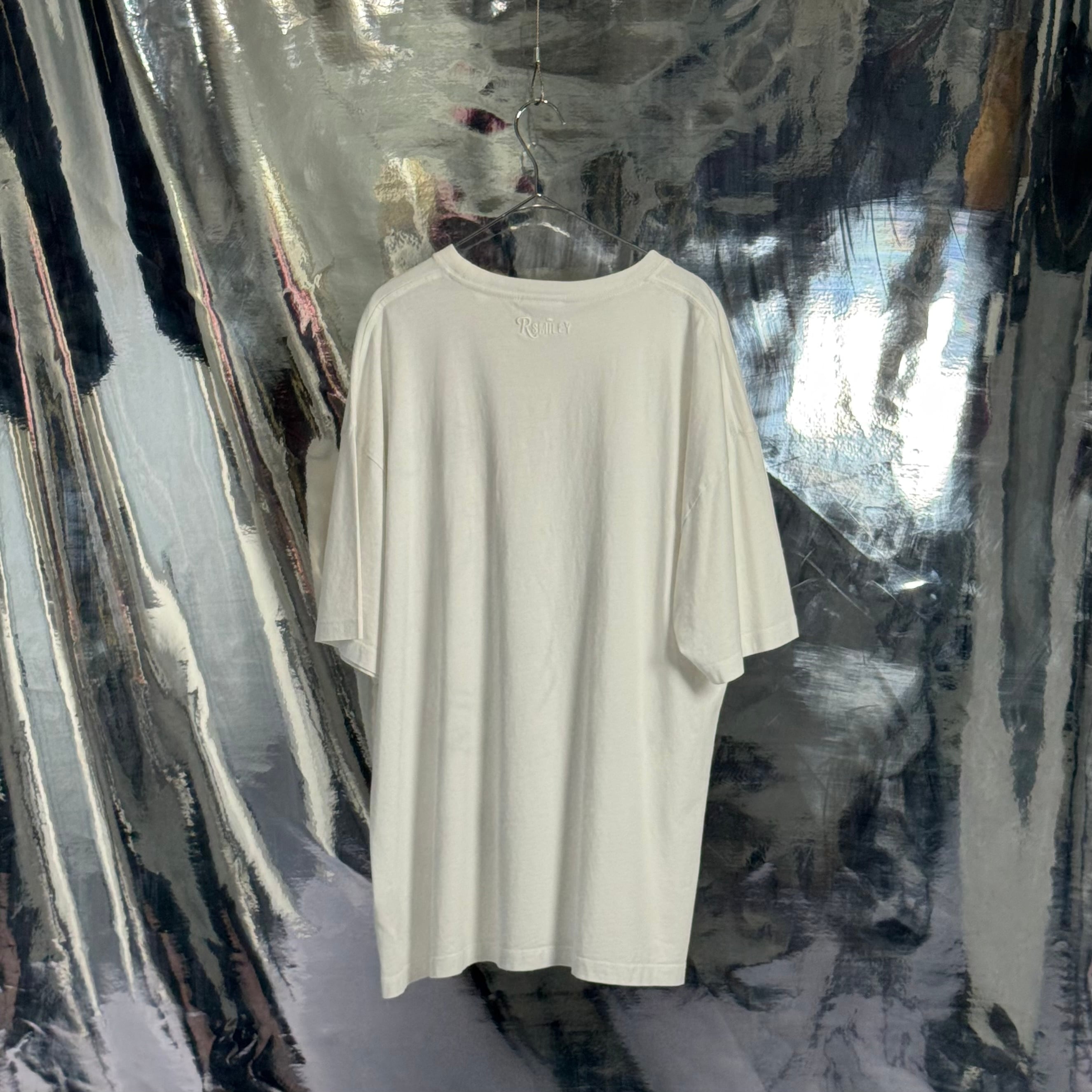 RAF SIMONS Tシャツ スマイリー コットン ホワイト ラフシモンズ