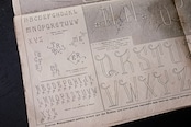 49s フランス LE JOURNAL DES BRODEUSES 手芸と刺繍 新聞d アンティーク
