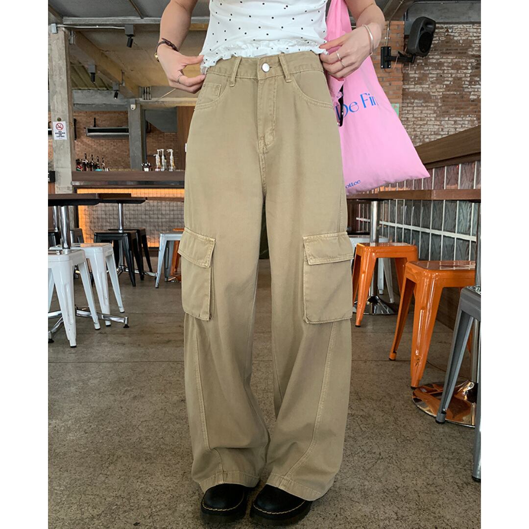 cargo wide pants