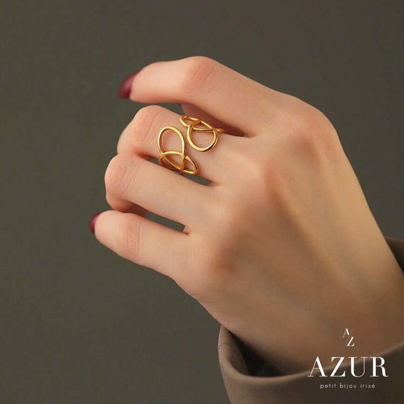 ゴールドデザインリング シンフォニーゴールドリング | AZUR Tokyo（アズールトーキョー）