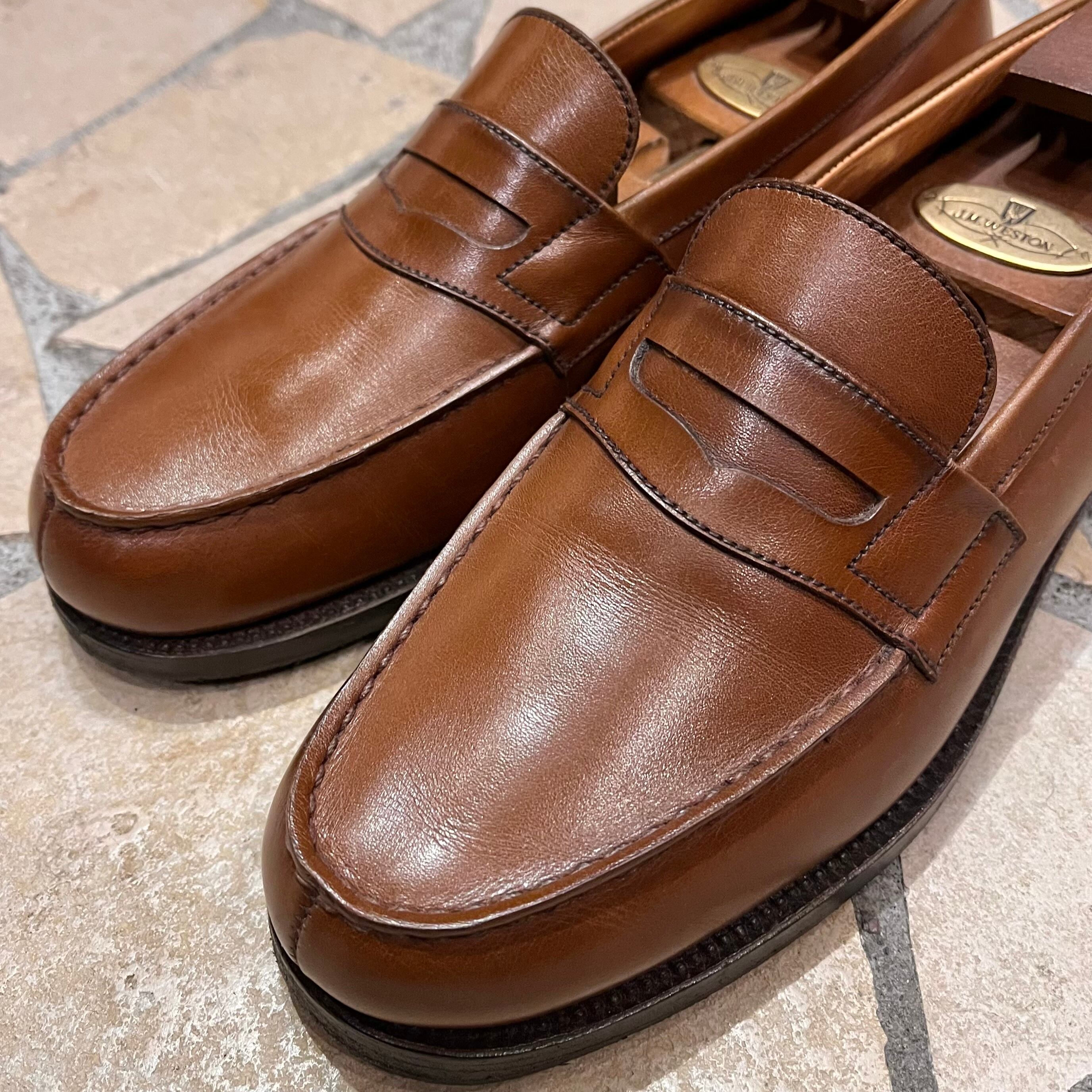 jm weston #180 “signature loafer” size3D フランス製 JMウエストン シグネチャーローファー ブラウン