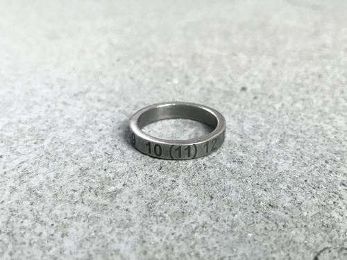 Maison Margiela numbering ring silver 925 MADE IN ITALY