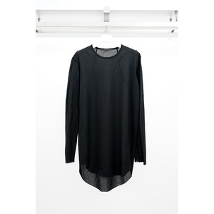 [D.HYGEN] (ディーハイゲン) ST101-1423A Low-Gauge Cotton Jersey Long Sleeve T-Shirt