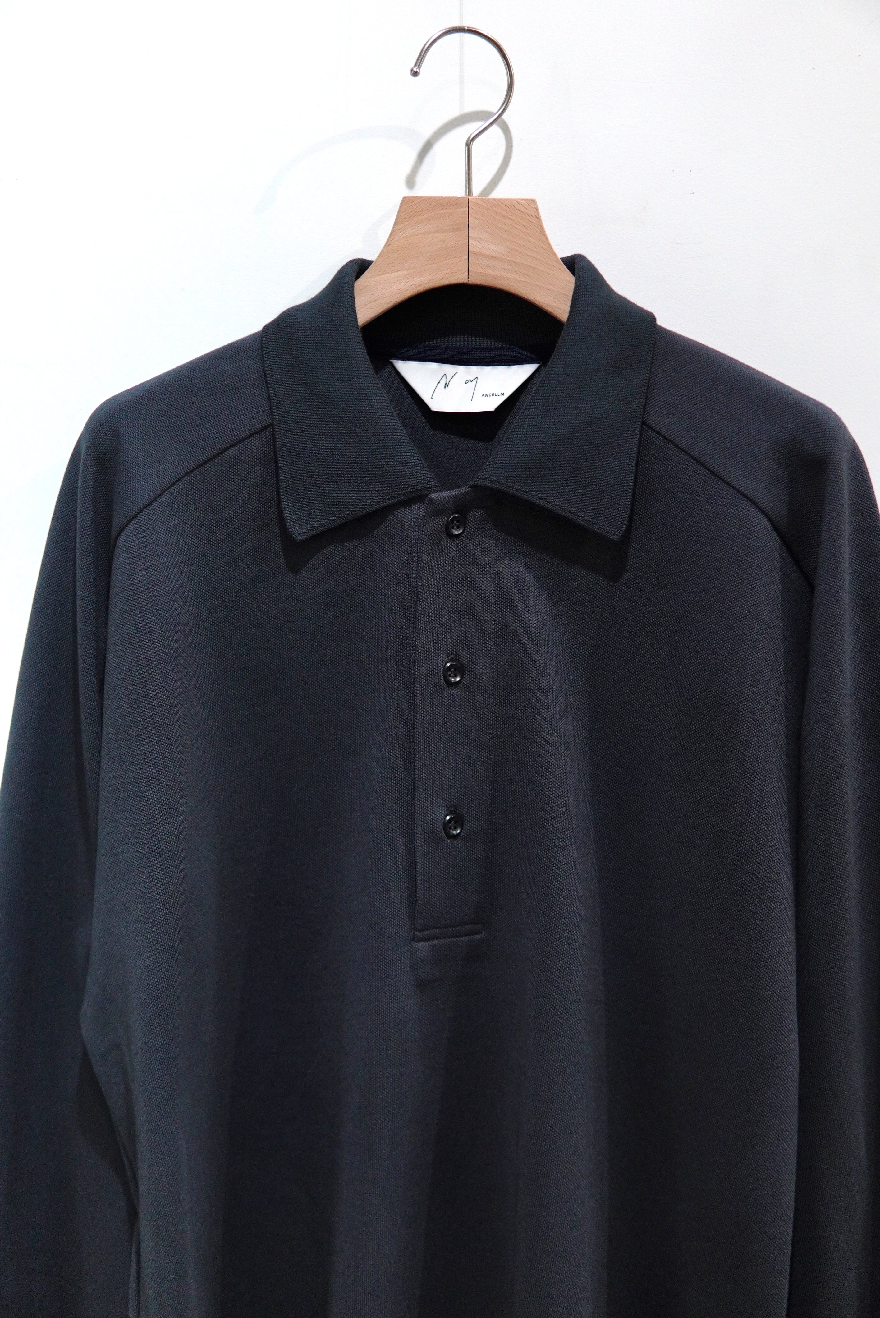 26SS ANCELLM L/S POLO GRAY サイズ2 L/S POLO(GRAY) – ANCELLM