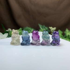 1.可愛い家族･小さいフローライトふくろう