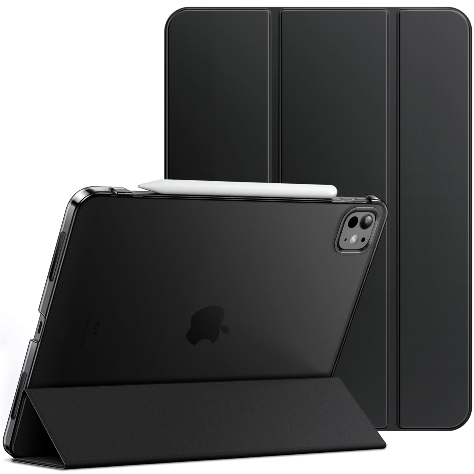 JETech iPad Pro 13インチ M4 2024 用 ケースカバー (ブラック)