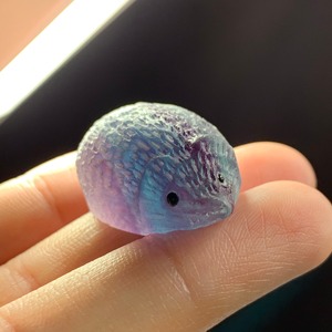 55可愛いグラデーションフローライトハリネズミさん