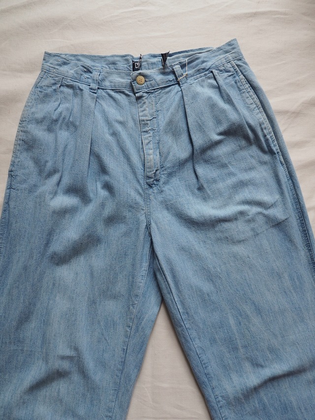 1990’s Made in USA Polo by Ralph Lauren Chambray Trousers