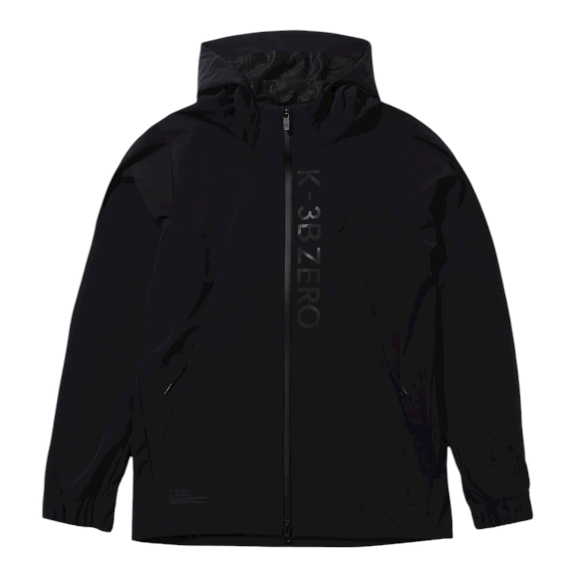 K-3B（ケースリービー) 0_673_RBアクティブストレッチボンディングセットアップフルジップパーカ/BLACK