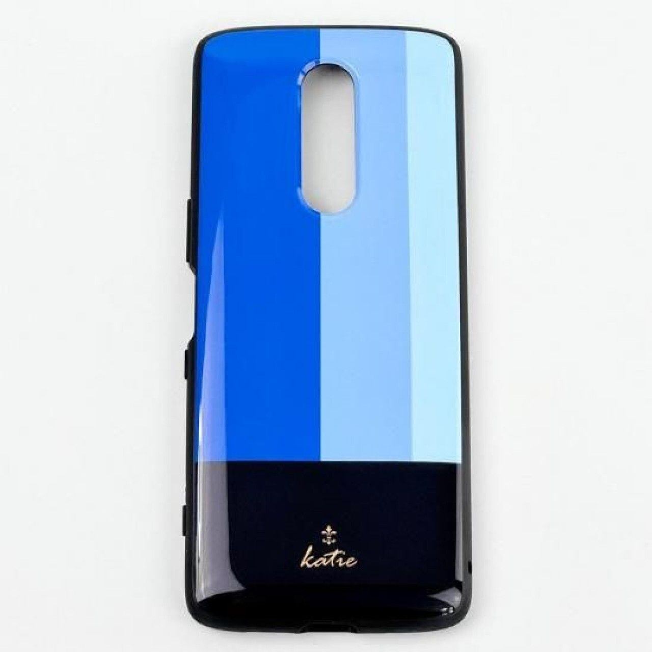PALLET AIR Katie ハイブリッドケース Xperia 1 SO-03L/SOV40 トリコロールブルー 耐衝撃 PC×TPU