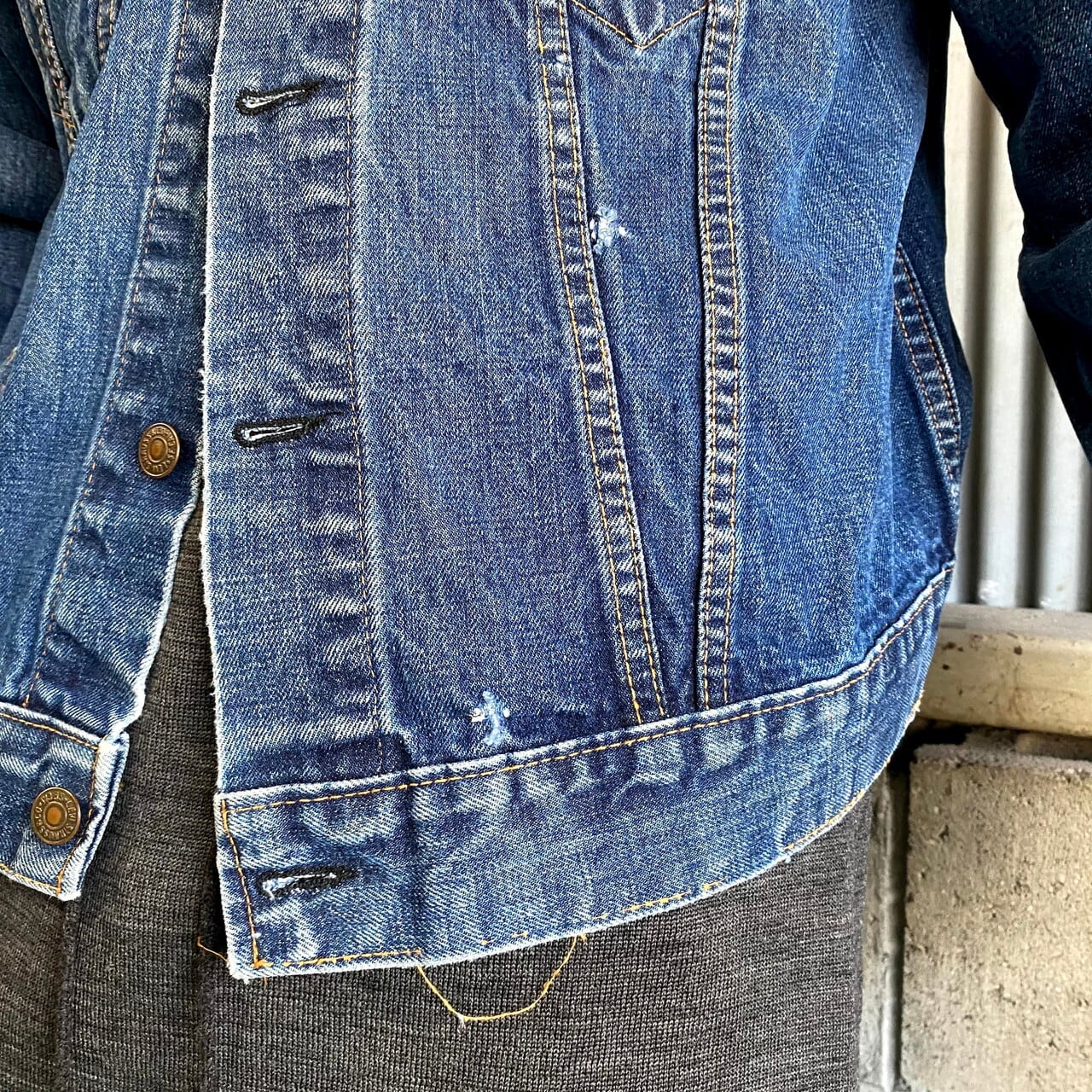 70年代 Levi's リーバイス スモールe 70505-0217 4th デニム 70年代 Levi's リーバイス スモールe 70505-0217 4th デニム