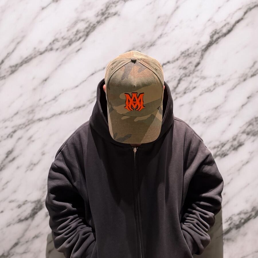 AMIRI】MA OUTLINE CAMO HAT | AYIN