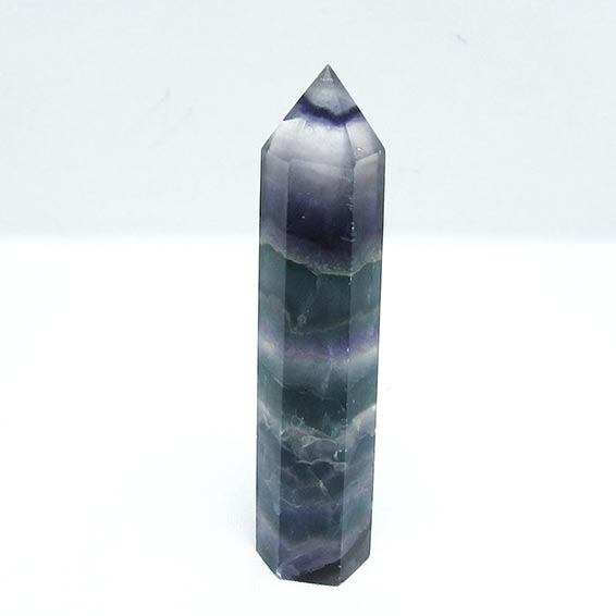 フローライト 六角柱 蛍石 一点物 142-8420