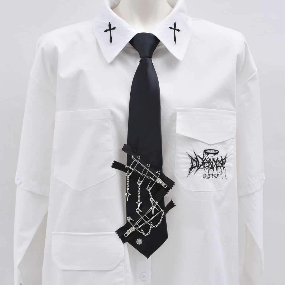 首輪付き 2/4新着】PIN×ZIP チェーンネクタイ | VOLCAN&APHRODITE