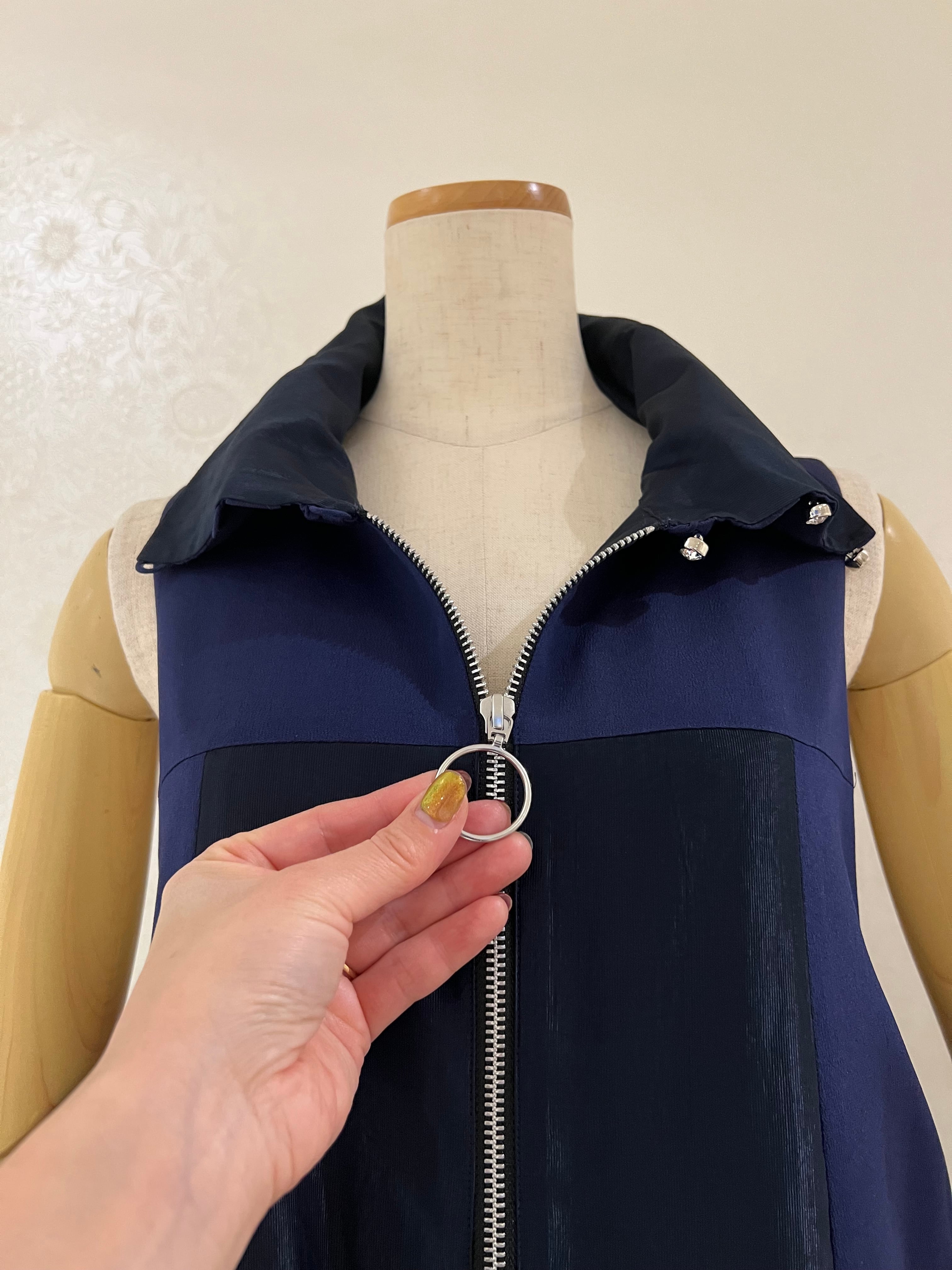 NONA☆ 【むかし布・息ずく】古布着物リメイクジャンプスーツ