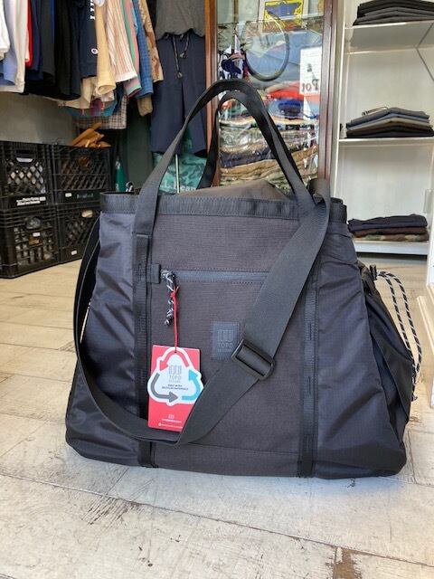 TOPO DESIGNS / MOUNTAIN GEAR BAG BLACK / トポデザインズ マウンテンギアバッグ 2ウェイ トートバッグ | kulaacb