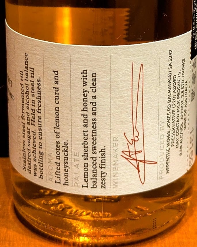 ネペンス・レイト・ハーベスト・セミヨン (375㎖) | Wine Shop May Shiraz