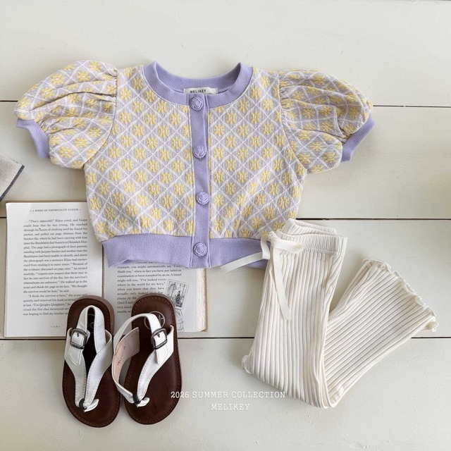 [予約][送料無料]≪MELIKEY≫Rika Floral Puff Cardigan 47