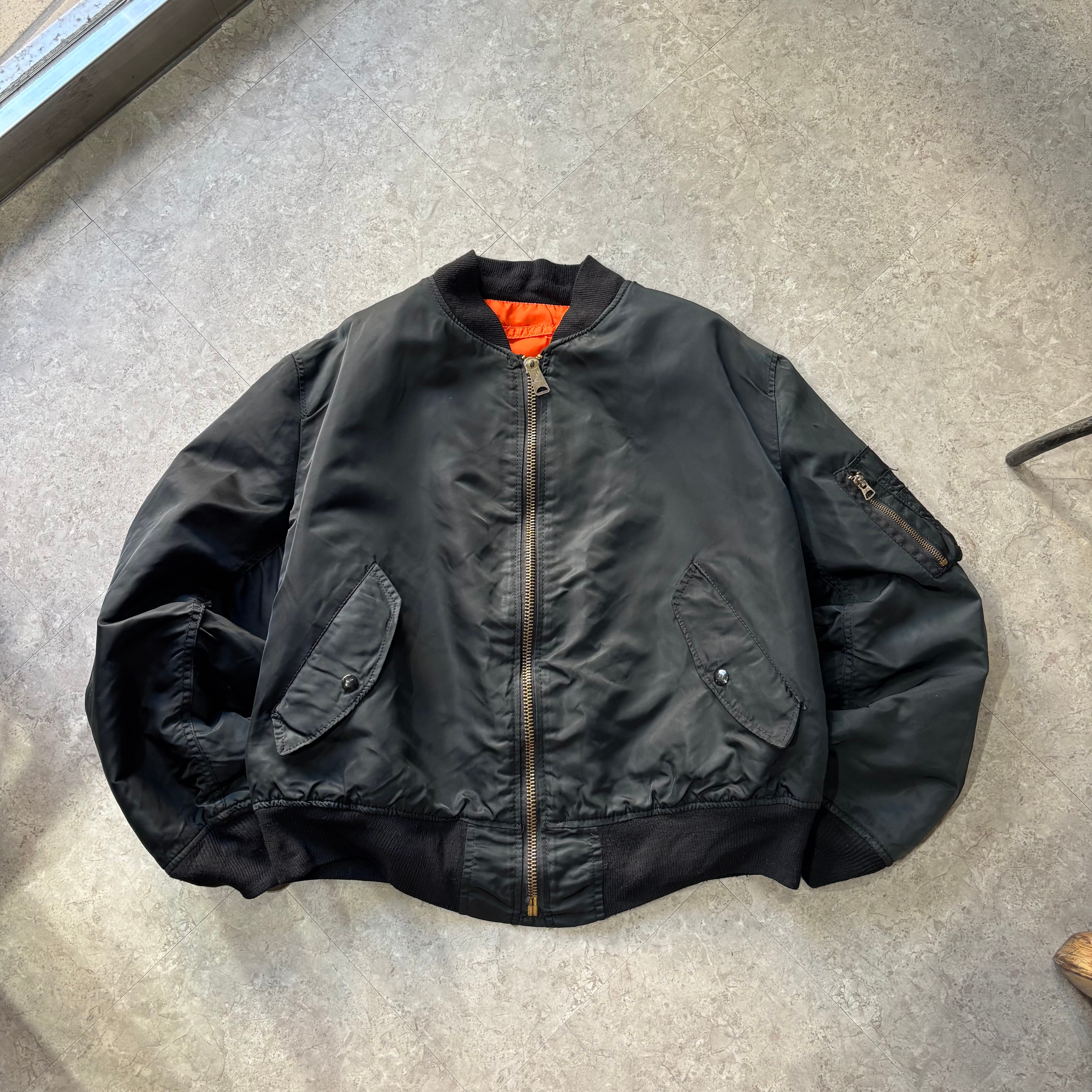 90s alpha MA-1 flight jacket【仙台店】