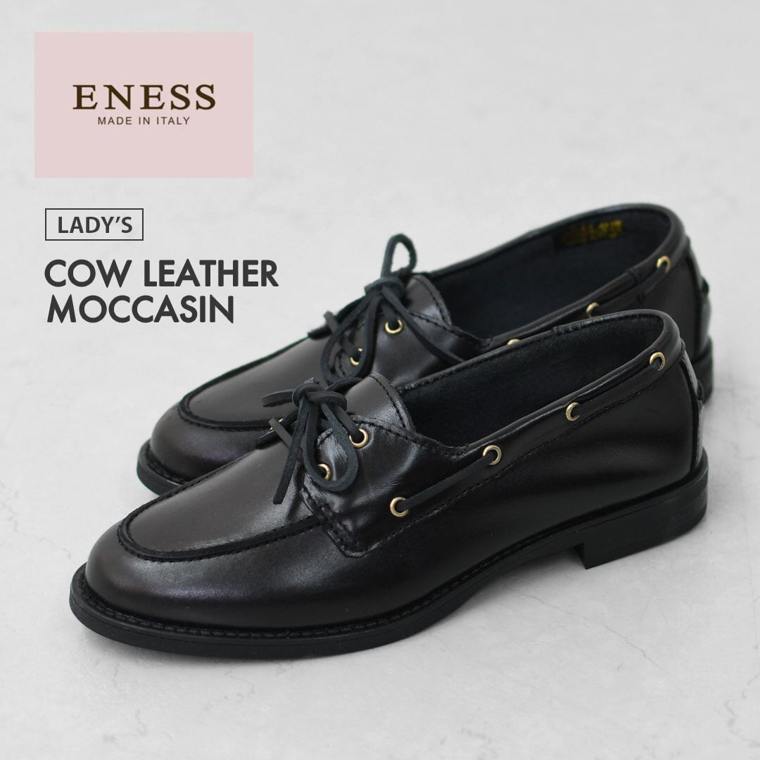 ENESS [エネス] COW LEATHER MOCCASIN [ST-1119] カウレザーモカシン