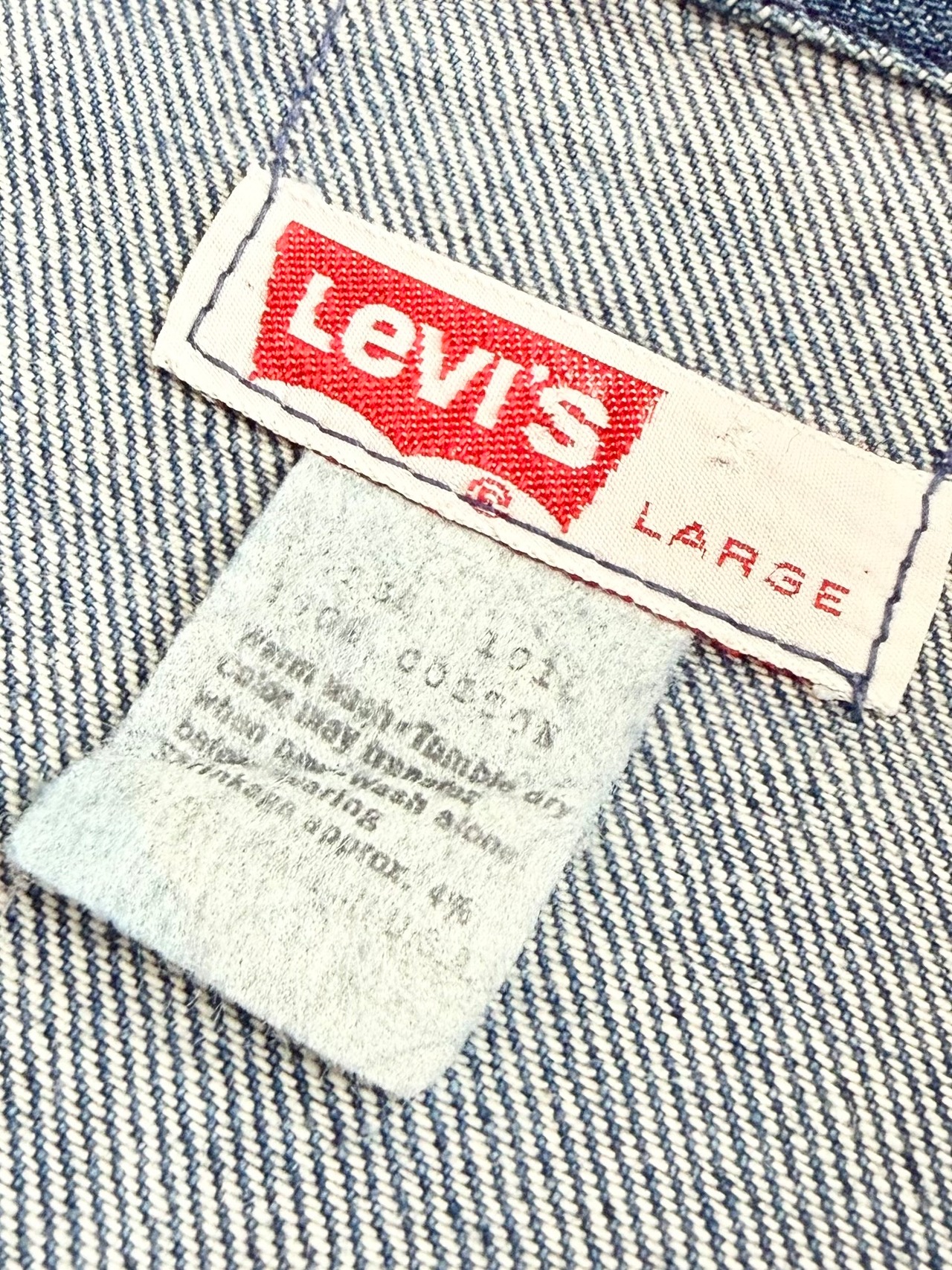 70s Leiv's DENIM SHIRT MADE IN USA Size L