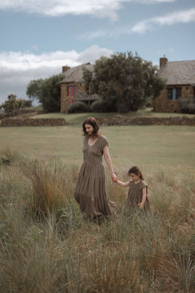 《即納》son and daughter / Nanette Dress 5-6Y