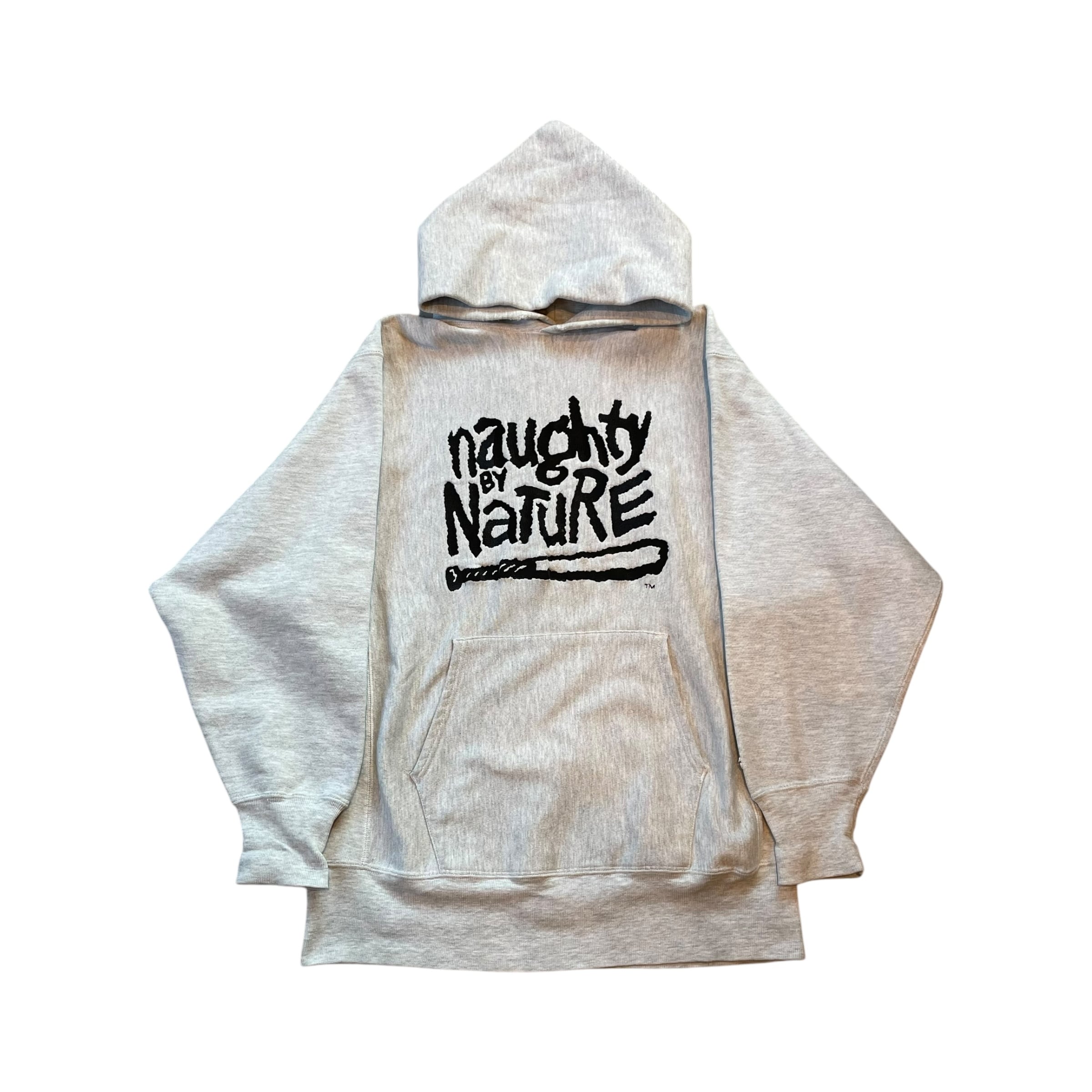 Special!! 1990s Champion "naughty BY NaTuRE" R/W sweat