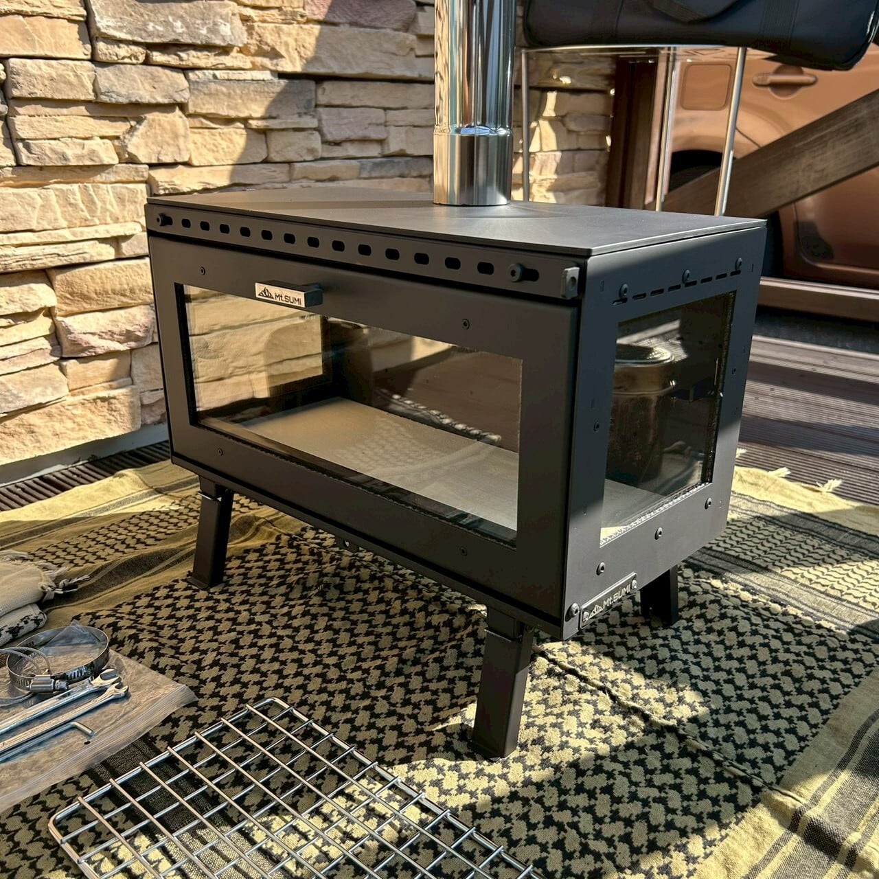 Mt.SUMI マウントスミ】アウトドア薪ストーブ ミドラ / Woodstove
