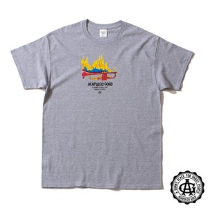 【ACAPULCO GOLD/アカプルコ ゴールド】FIRE TEE Tシャツ / HEATHER GREY グレー