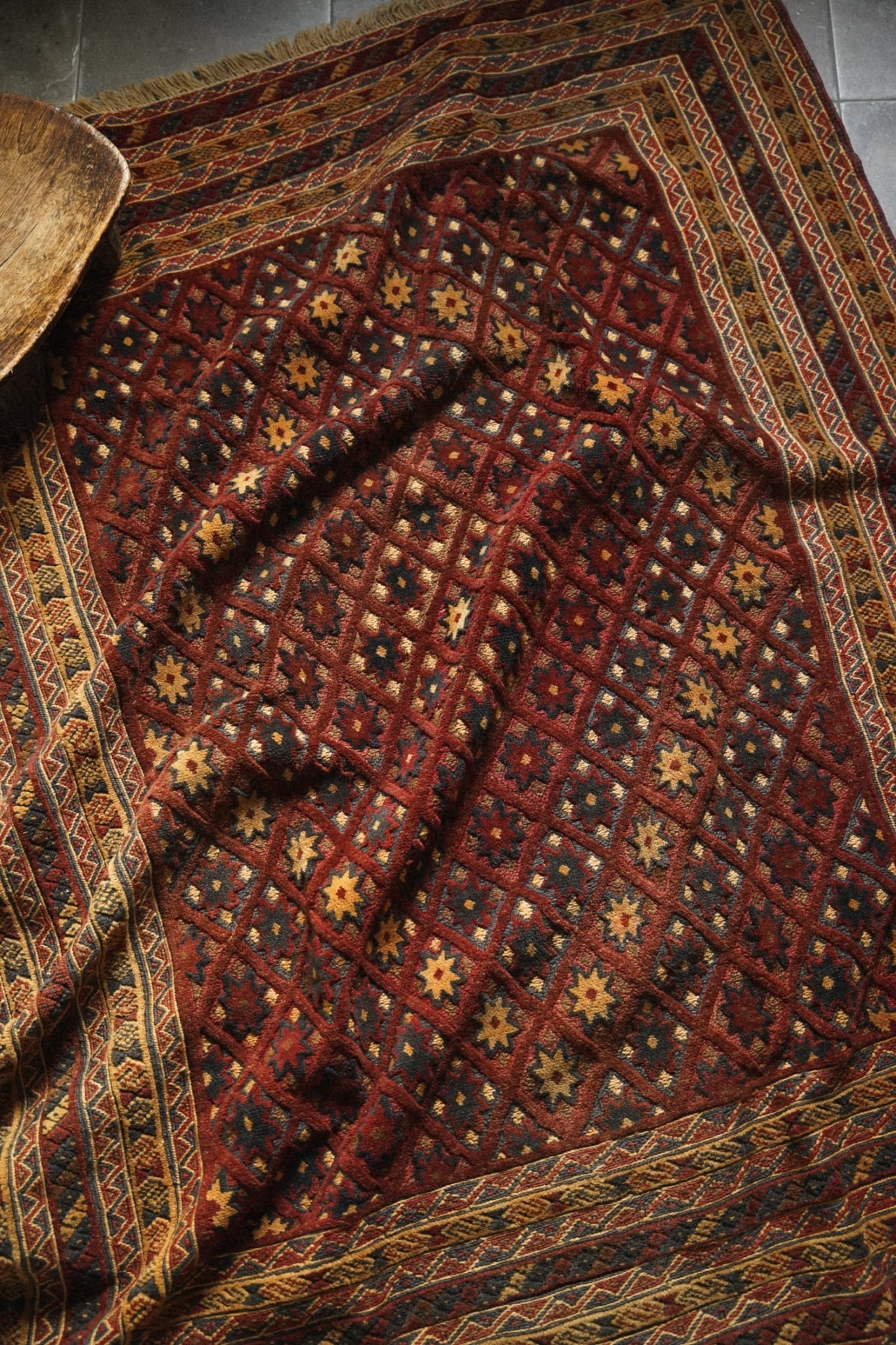 2353-Vintage Mashiwani rug