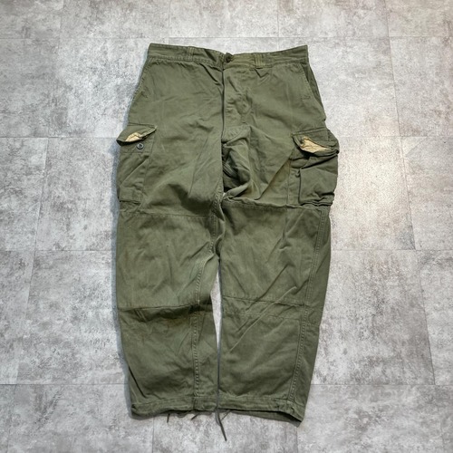 60s フランス軍 実物 M-64 フィールドパンツ 92 XC w35