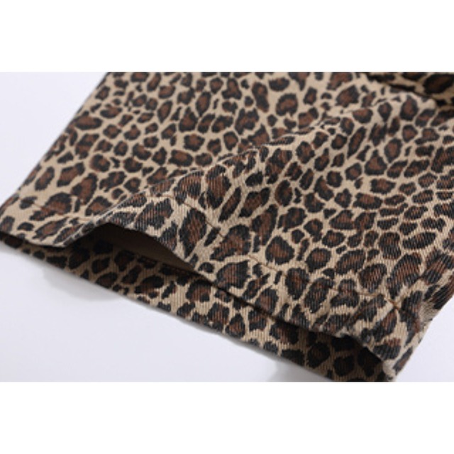 leopard short sleeve shirt　レオパード半袖シャツ　J0150