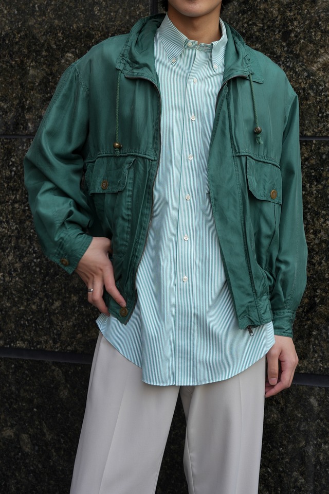 Vintage Green Short Blouson